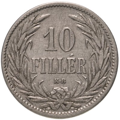 купить Венгрия 10 филлеров (filler) 1894