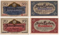 купить Германия (Бранденбург: Луккау) набор из 2-х нотгельдов 1917 (B4)