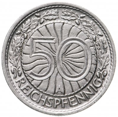 купить Германия 50 рейхспфеннигов (reichspfennig) 1927