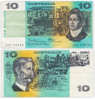 купить Австралия 10 долларов 1985 (Pick 45e)
