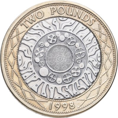 купить Великобритания 2 фунта (pounds) 1998