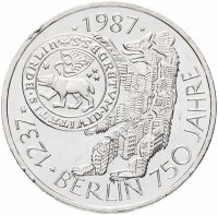 купить Германия (ФРГ) 10 марок 1987 "750 лет Берлину"