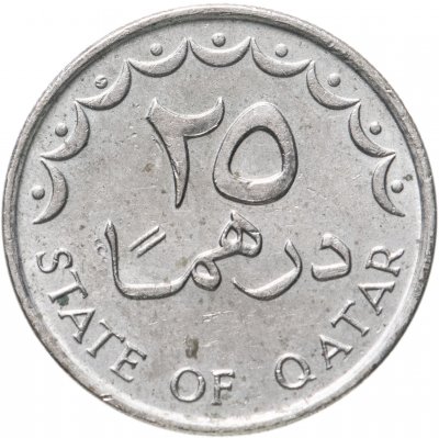 купить Катар 25 дирхамов (dirhams) 1998