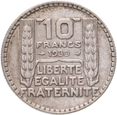 купить Франция 10 франков (francs) 1930