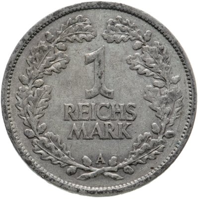 купить Германия 1 рейхсмарка (reichsmark) "A" 1925
