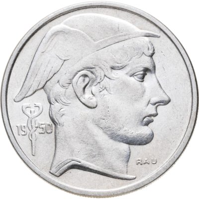 купить Бельгия 50 франков (francs) 1950 Надпись на голландском - 'BELGIE'