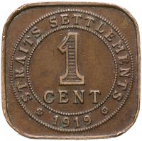 купить Малайя 1 цент (cent) 1919