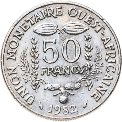 купить Западная Африка (BCEAO) 50 франков (francs) 1982