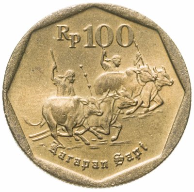 купить Индонезия 100 рупий (rupiah) 1991-1998, случайная дата