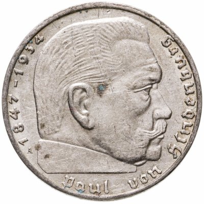 купить Германия (Третий Рейх) 2 рейхсмарки (reichsmark) 1939