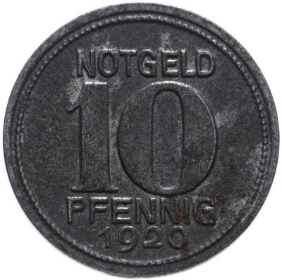 купить Германия, Кобленц 10 пфеннигов 1920