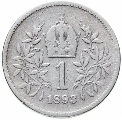 купить Австро-Венгрия 1 крона 1893, монета для Австрии