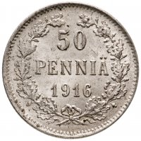 купить 50 пенни (pennia) 1916 S
