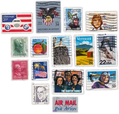 купить США набор из 15 марок "Разное"