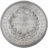 купить Франция 50 франков (francs) 1977