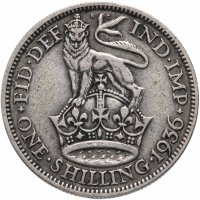 Купить Великобритания 1 шиллинг (shilling) 1936