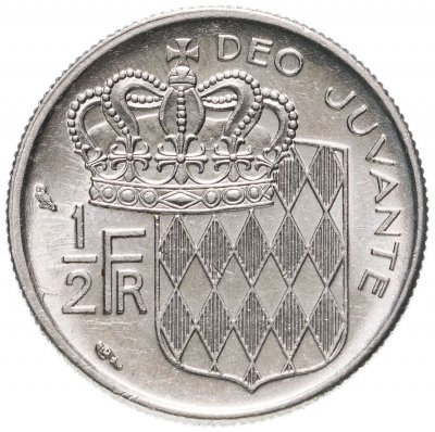 купить Монако 1/2 франка (franc) 1965