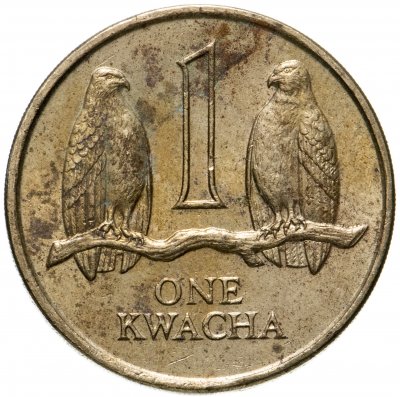 купить Замбия 1 квача (kwacha) 1989