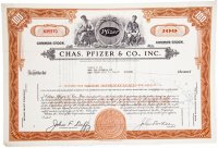 купить Акция США Chas Pfizer & Co.. Inc., 1959- 1960 гг.