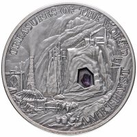 Купить Палау 5 долларов 2013 "Сокровища мира - Рубин" в футляре, с сертификатом