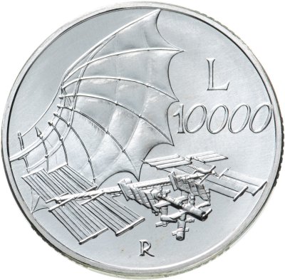 купить Италия 10000 лир (lire) 2000 "Миллениум - Небо"
