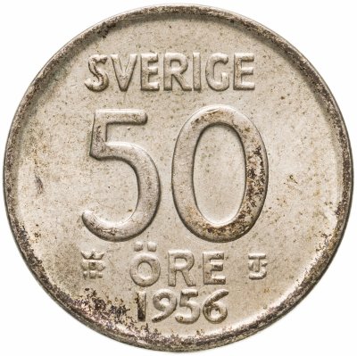 купить Швеция 50 эре (ore) 1956