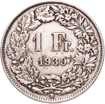 купить Швейцария 1 франк (franc) 1910-1921