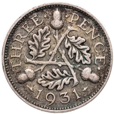 купить Великобритания 3 пенса (pence) 1931-1933, случайный год