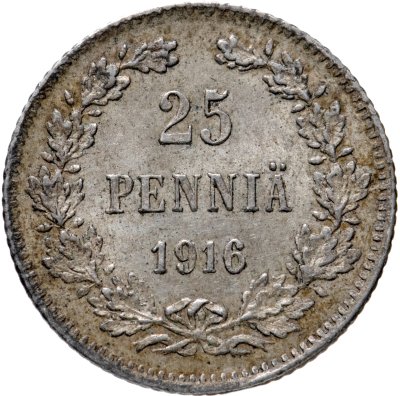 купить 25 пенни (pennia) 1916 S