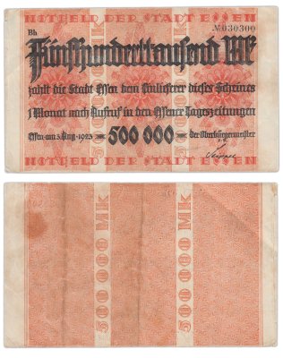 купить Германия 500000 марок 1923