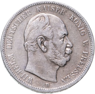 купить Германская Империя Пруссия 5 марок 1876