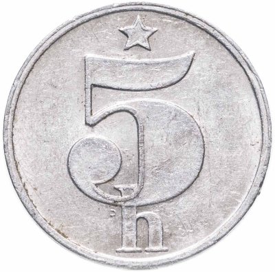купить Чехословакия 5 геллеров 1977