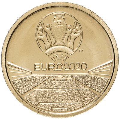 купить Бельгия 2 1/2 евро 2021 Чемпионат Европы по футболу 2020