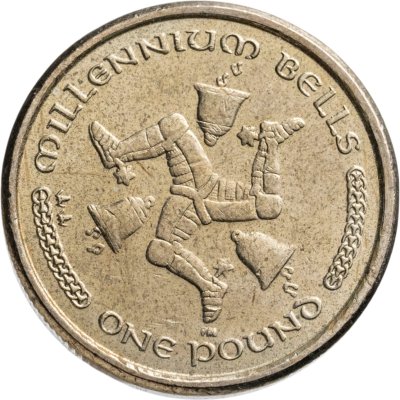 купить Остров Мэн 1 фунт (pound) 2002
