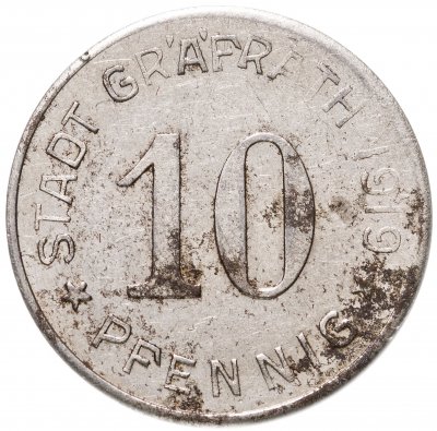 купить Германия (Графрат) нотгельд 10 пфеннигов 1919