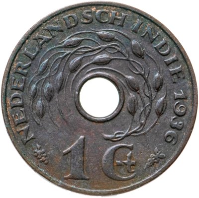 купить Голландская Ост-Индия 1 цент (cent) 1936