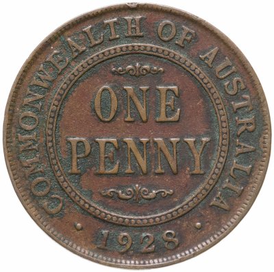 купить Австралия 1 пенни (penny) 1928