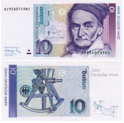 купить Германия ФРГ 10 марок 1991 (Pick 38b)