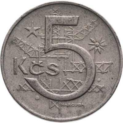 купить Чехословакия 5 крон (korun) 1968-1974