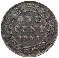Купить Канада 1 цент (cent) 1903