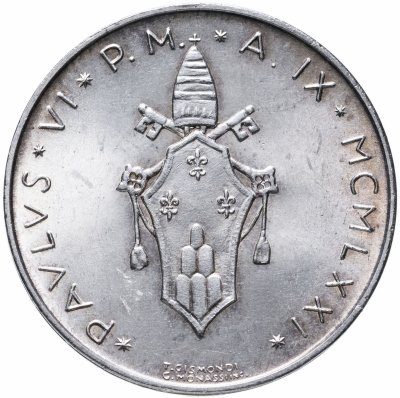 купить Ватикан 500 лир (lire) 1971