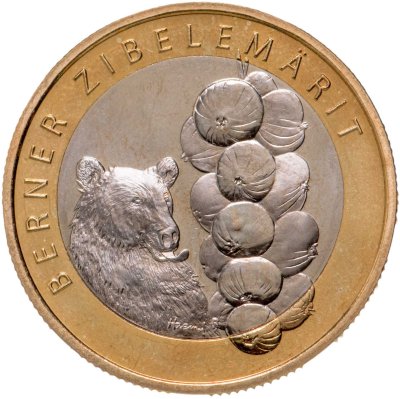 купить Швейцария 10 франков (francs) 2011 "Бернский луковый рынок"