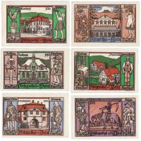 купить Германия (Гессен: Филипсталь) набор из 6 нотгельдов 1921