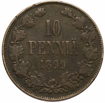 купить Для Финляндии 10 пенни 1899