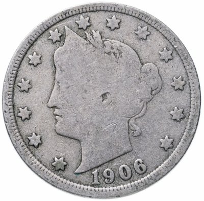 купить США 5 центов (cents) 1906 Liberty Nickel