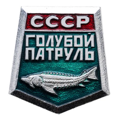 купить Значок Голубой патруль СССР (Разновидность случайная )