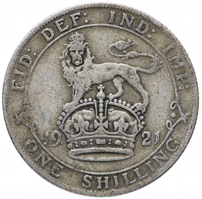 купить Великобритания 1 шиллинг (shilling) 1921