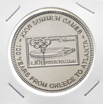 купить 1000 шиллингов (shillings) 1996 100 лет Олимпийским играм - Рим 1960 Уганда