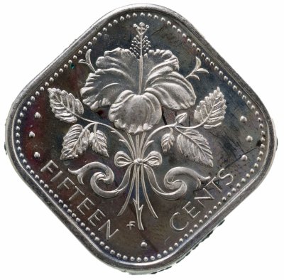 купить Багамы 15 центов (cents) 1974 FM