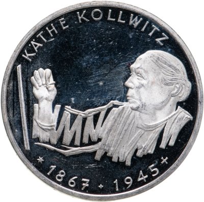 купить Германия 10 марок 1992 "125 лет со дня рождения Кете Кольвиц"